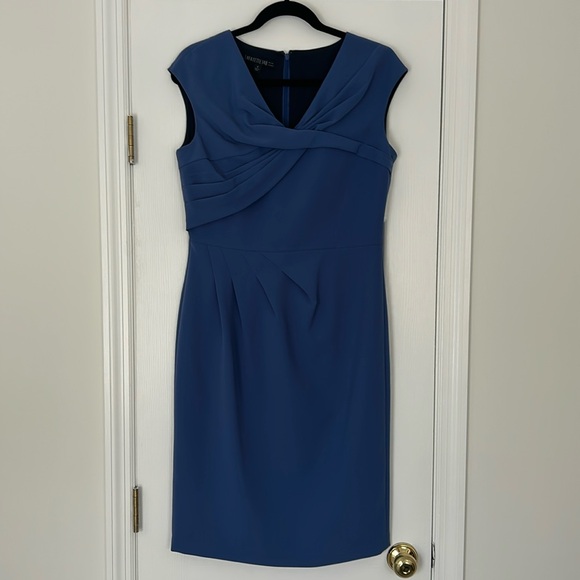 Lafayette 148 New York Dress. Size 4. Blue - Picture 1 of 8